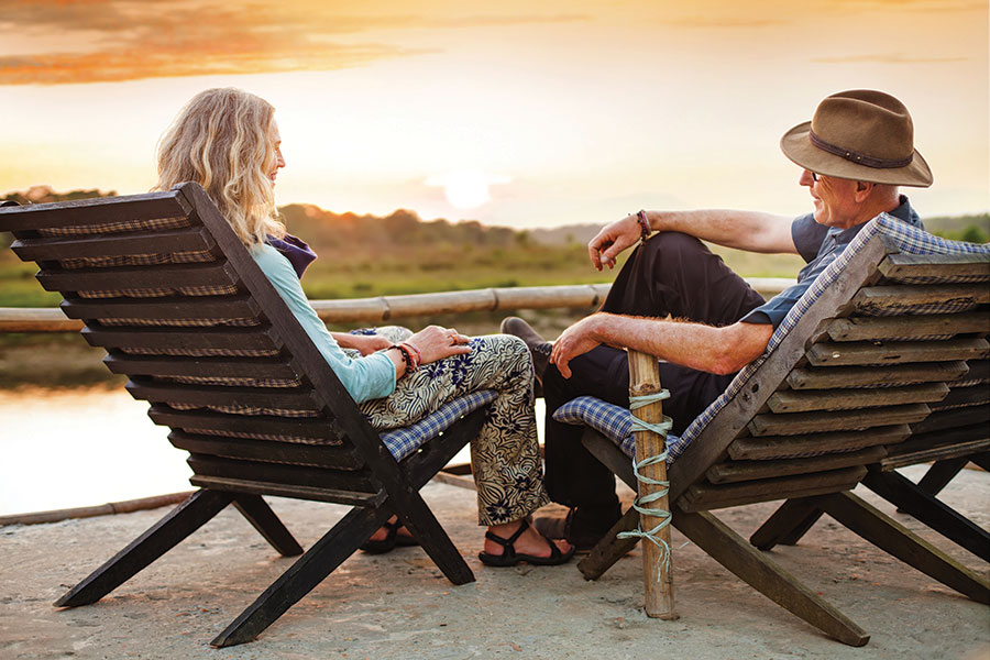 retired couple